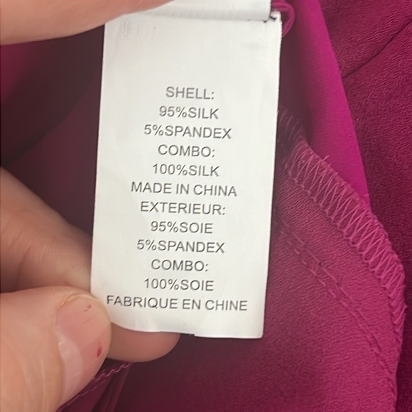 DVF Diane Von Furstenberg Edna Dress Silk Mini Dolman Sleeve V Neckline Size 12 - Picture 11 of 11